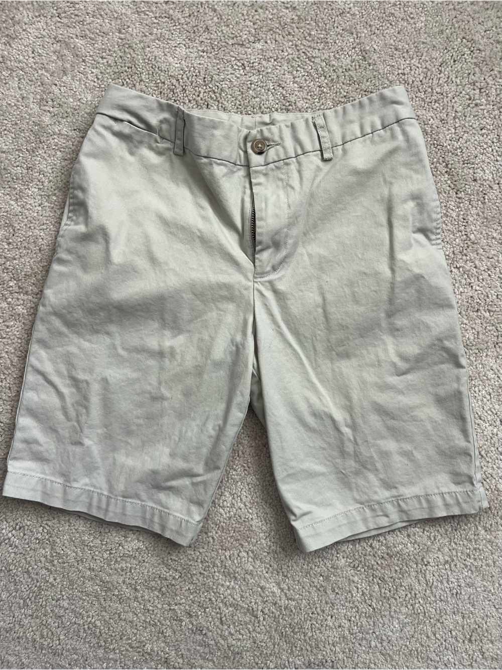 Ralph Lauren Boys Flat Front Khaki Chino Shorts
